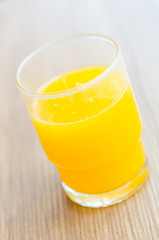 Orange juice glass