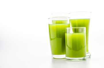 Kiwi juice glass