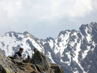 On the top of Svinica peak in High Tatras,Slovakia/Poland © dalajlama