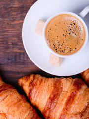 coffee & croissant
