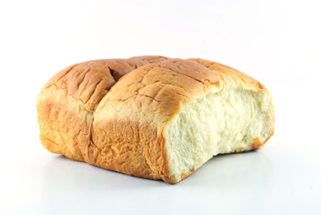 bread  isolated on white background