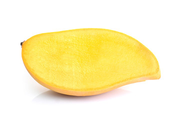 Yellow mango ,thai fruit favorite isolated on a white background