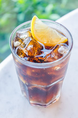 Cola lemon glass