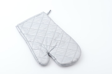 Oven glove isolated white background