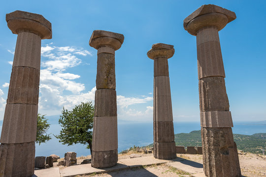 The ancient ruins of Assos, Turkey