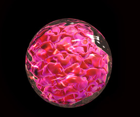 3d render of Embryo cleavage, medical illustration