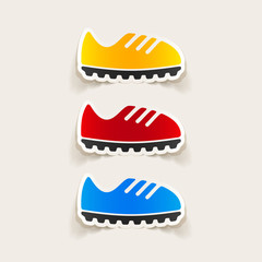 realistic design element: sneakers