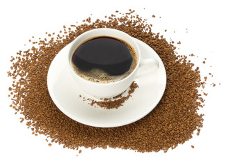 cup of instant coffee