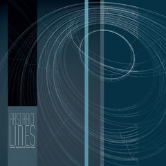 Vector abstract lines, clear eps 8 vector.