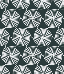 Vector geometric decorative seamless pattern.