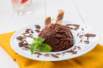 Chocolate ice cream