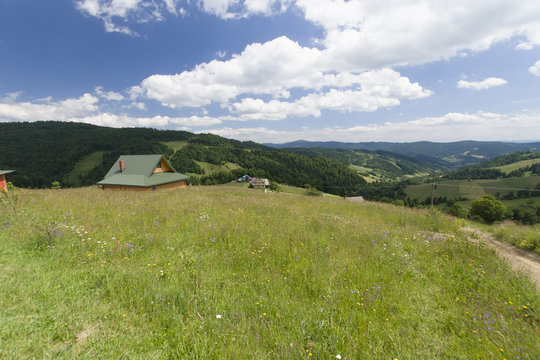 Dolina potoku Jamne, Gorce, Ochotnica, Polska