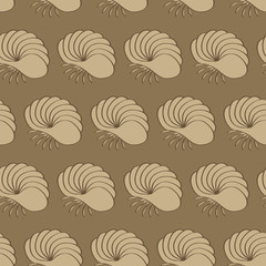 An abstract vintage pattern seamless background.