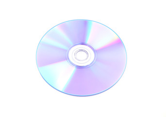 cd on white background