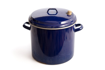 Großer alter Einkochtopf