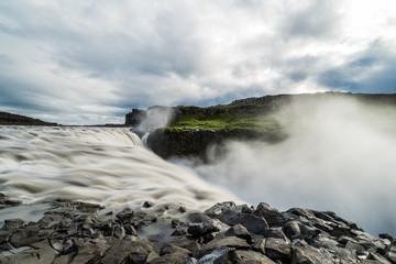 Wasserfall Panorama Dettifoss Island