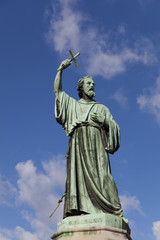 Fototapeta premium Statue in Amiens, Picardy, France