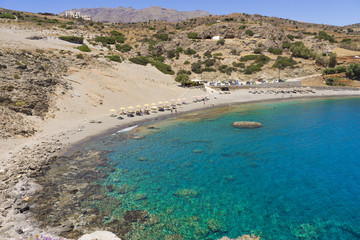 Agios Pavlos beach in Crete island, Greece