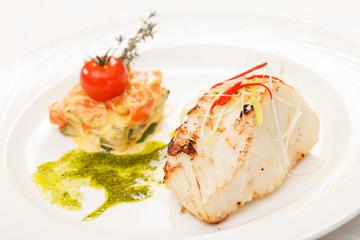 fish with vegetables