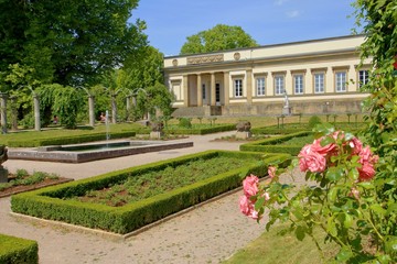 Obraz premium Stuttgart, Schloss Rosenstein, Rosengarten (Juli 2014)