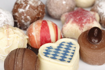 Süsse Pralinen