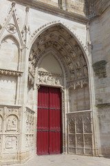 Obraz premium Cathedral of Auxerre, Yonne, Bourgogne, France