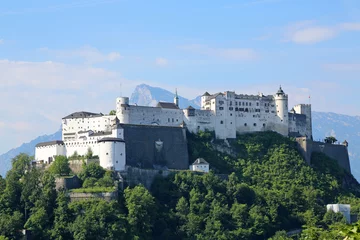 Fototapete Gründungsarbeit Festung Hohensalzburg