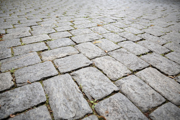 cobblestone road for backgrounds