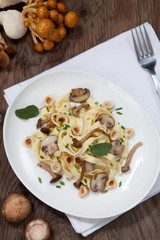 Wild Mushrooms Pasta