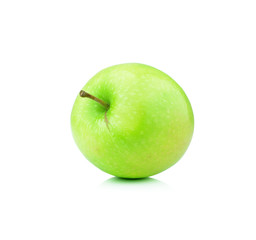 Green apple, isolated on white background