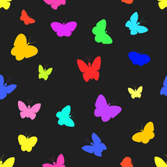Seamless of butterflies.