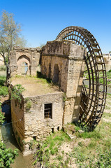 Ruins of an ancient arabic mill in Cordoba, Spain.