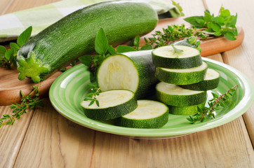 Fresh zucchini