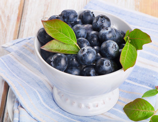 Fresh blueberries
