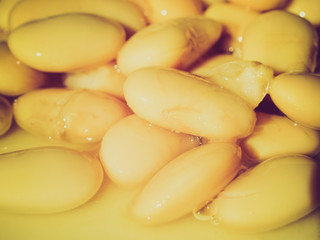Retro look Beans salad