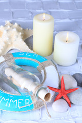 Composition of marine items