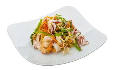 Asian seafood salad