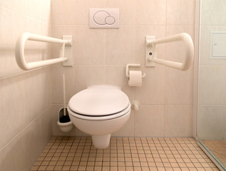 Toilette für Behinderte