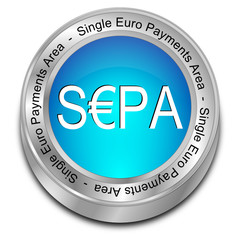 SEPA - Single Euro Payments Area - Button