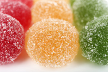 Testy jelly candies close up
