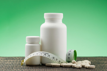 Supplements, medications or vitamin bottle