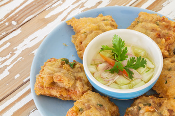 Pork bread fried