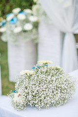 Addobbi per celebrazioni nozze civili all’aperto