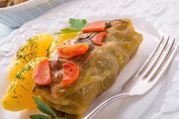 baked cabbage rolls