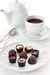 Tea and chocolates