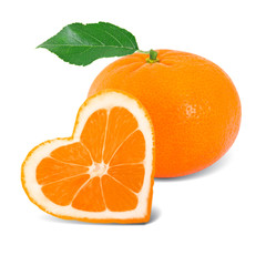 Orange heart