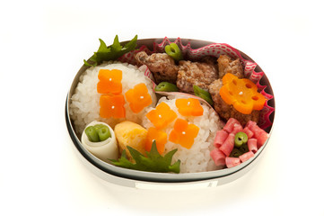 紫陽花モチーフの弁当