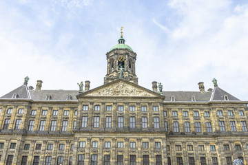 Fototapeta na wymiar The Royal Palace in Amsterdam