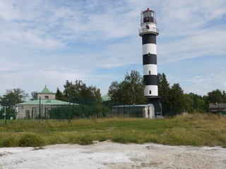 Lighthouse in port of Riga