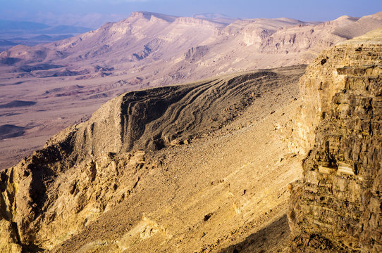 Crater Mizpe Ramon - Negev desert, Israel
